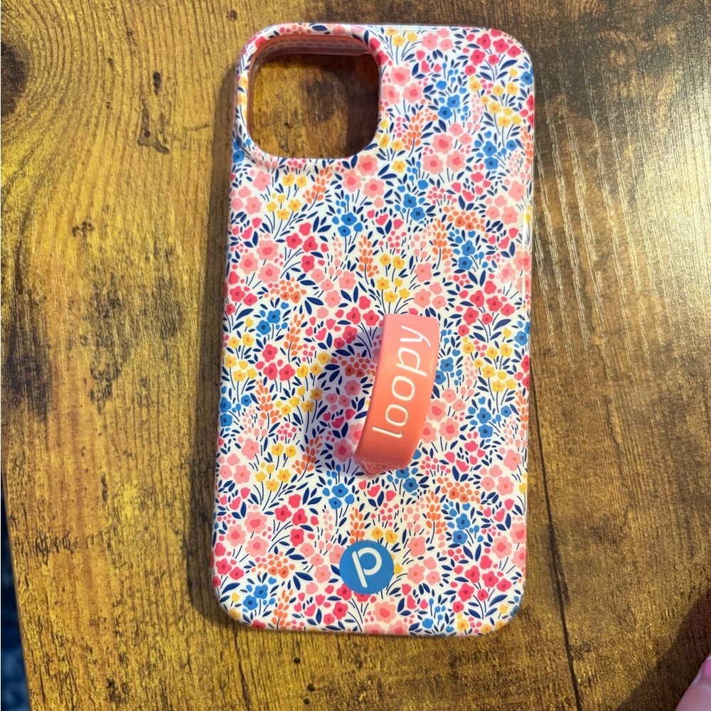Loopy Case Red and Pink Protective Phone Case